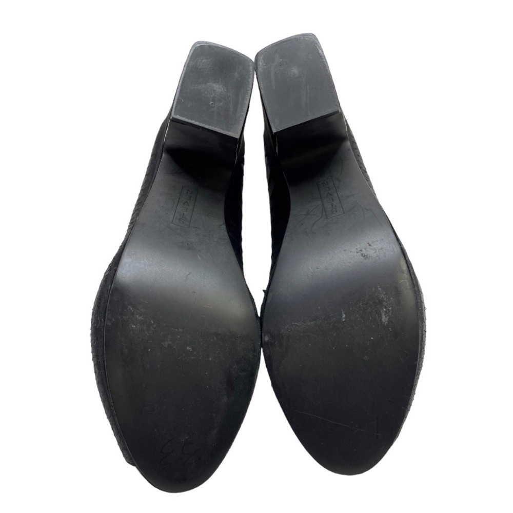 STEVEN BY STEVE MADDEN Noizey Leather Peep Toe Chunky Heels size 9 - Picture 7 of 10